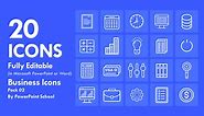 Free Business Icons for PowerPoint Pack 02 - PowerPoint School