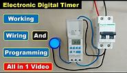 Everything about Digital timer Setting Working And wiring || timer switch || Electrical Technician