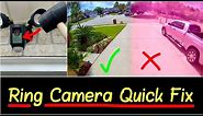 ✅How to Fix Ring Flood Light Camera Pink Tint Distorted Video Imaging Quick DIY Review