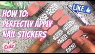 DIY: How to Perfectly Apply Nail Stickers | Zai Antonio
