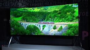 Samsung shows 105-inch bendable LCD TV
