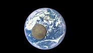 EPIC View of Moon Transiting the Earth