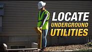 How to locate underground utilities