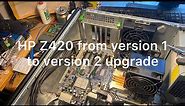 HP Z420 motherboard upgrade from V1 to V2