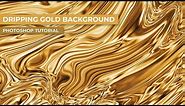 LIQUID GOLD BACKGROUND (( Abstract Photoshop Tutorial))