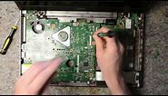 Dell Vostro 3550 laptop disassembly, take apart, teardown tutorial