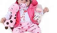 Reborn Realistic Newborn Baby Dolls, 18 inch Silicone Real Toddler Girl Lifelike