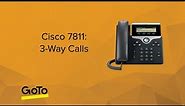 Cisco 7811: 3-Way Calls