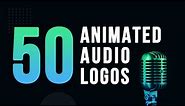 50 Animated Audio Logos | Cool Youtube Intro Ideas | Adobe Creative Cloud