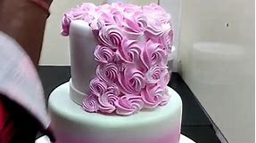 Two Tier Unicorn Cake | Rainbow Cake Design | Two Step Birth day | Cake Video