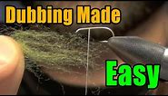 How To Use Fly Tying Dubbing and Easily Apply Dubbing To Thread - Fly Tying Basics For Beginners