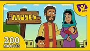 Story about Moses (PLUS 15 More Cartoon Bible Stories for Kids)