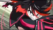 Kill La Kill -- Ryuko vs. Satsuki fight scene (Don't Lose Your WAAAY)