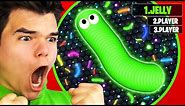 I BECAME THE LARGEST SNAKE In SLITHER.IO! (World Record)
