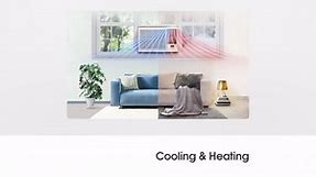 LG 18,000 BTU 230/208V Window Air Conditioner Cools 1000 Sq. Ft. with Heater and Wi-Fi Enabled in White LW1823HRSM
