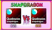 Snapdragon 845 Vs Snapdragon 695 | Sd 845 vs Sd 695