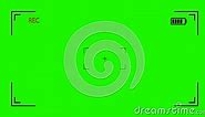 Camera Viewfinder. Camera Recording Green Screen in Loop Mode Stock Footage - Video of person, business: 228682718
