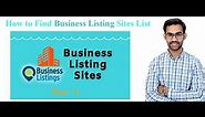How to find business directories (Business Listing) Sites List | Skills Digital4u