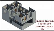Ground Floor & First Floor Interior Design - Revit Architecture