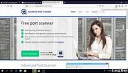 How to install Advanced Port Scanner Part 01