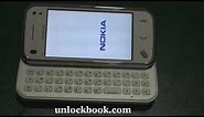 How to enter unlock code to Nokia N97 mini