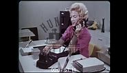 Secretary at Work, 1960s - Film 1017221