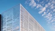Perforated Aluminum Panels & Commercial Applications of Perforated Aluminum Panels #perforatedaluminum #aluminumpanels #fasec #buildingfacade