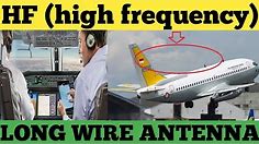HF(high frequency) ANTENNA | LOCATION OF HF ANTENNA IN AIRCRAFT | LONG WIRE ANTENNA | AVIATION JAGAT