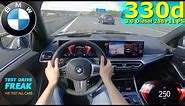 2023 BMW 330d Touring 286+11 PS TOP SPEED AUTOBAHN DRIVE POV