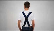 Men's Work Suspenders - Non-Stretch for Heavy Duty Support