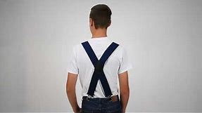 Men's Work Suspenders - Non-Stretch for Heavy Duty Support