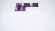 InSimSea 50 pcs Purple Aesthetic Wall Collage Kit