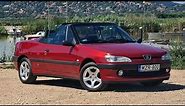 1997 Peugeot 306 Cabriolet Pininfarina 1.6i 88HP Rouge Lucifer Nacre Metallic