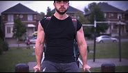 Heavy Backpack Push Workout!