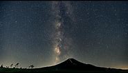 Mt.Fuji and the Milky Way in summer