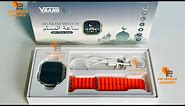 Muslim Smartwatch M9 Ultra Max Orange Color Unboxing & Review | SW Unique Gadgets