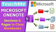 Organize OneNote Class Notebooks