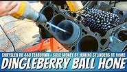 Dingleberry Hone! Save Money By Honing Your Engine Block At Home! Ball Honing a Chrysler 440!