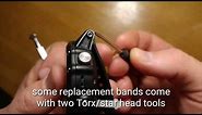 Garmin Fenix 3 : Replacing the Watch Band