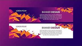 Making Abstract Banner with Crystal Shape Adobe Illustrator Tutorial