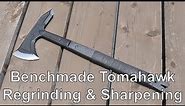 Benchmade Tomahawk 172 Regrinding & Sharpening