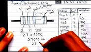 Resistor Color Code | Calculation Resistance From Color Bands