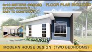 Small House Design Idea (6x10 meters) 60sqm with two bedrooms