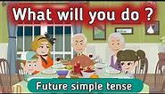 Future simple tense | English conversation | Learn English | English tenses | Sunshine English