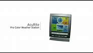 AcuRite 01512 Pro Color Weather Station with Rain, Wind, Temperature, Humidity and Weather Ticker