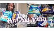 THE BEST MAXI PAD Review for HEAVY PERIODS🔴⁉️😱 | The Health Series