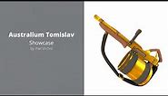 Australium Tomislav showcase (Deadly daffodil sheen)-TF2