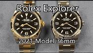 Rolex Explorer 36mm（2021 New Model)