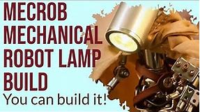 Mecrob Mechanical Robot Lamp Metal Puzzle build