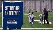 How to Set Up an Offense | Seahawks Flag Football Instructional Drills